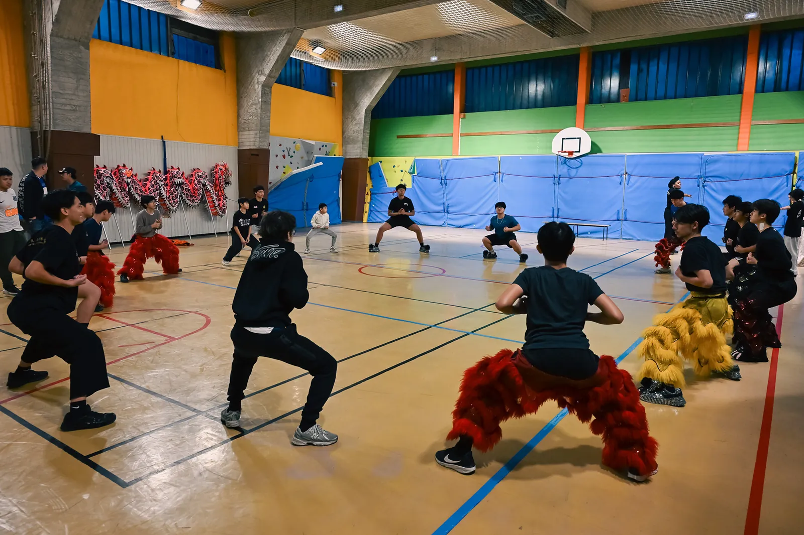 Séance d'entraînement — chorégraphie collective 13AS